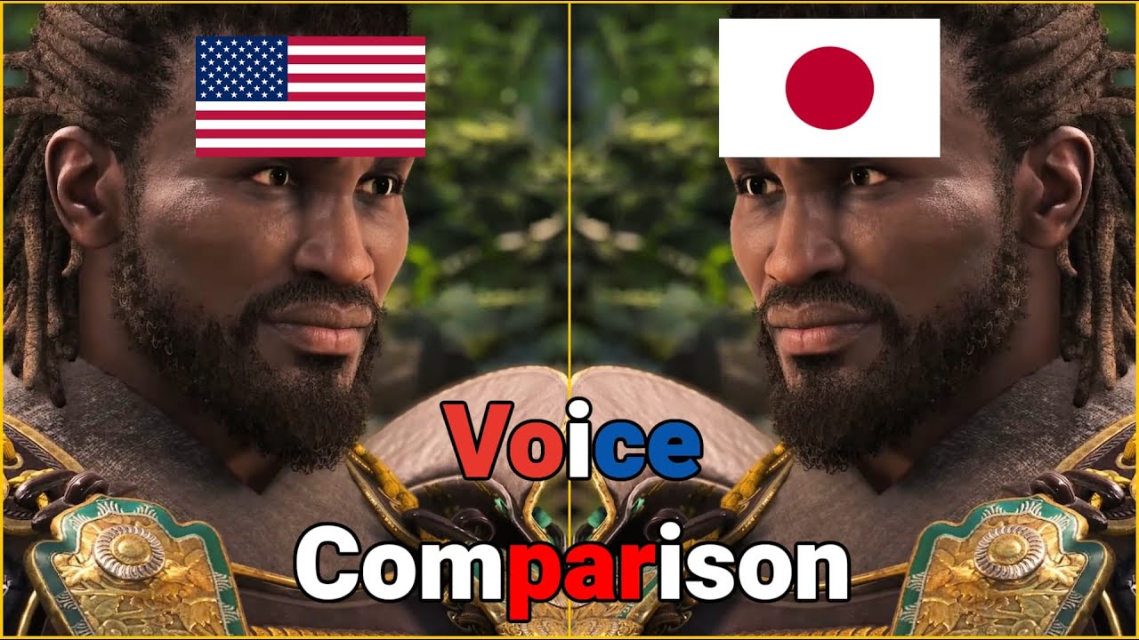 AC: Shadows English vs Japanese Voice Comparison PT.2