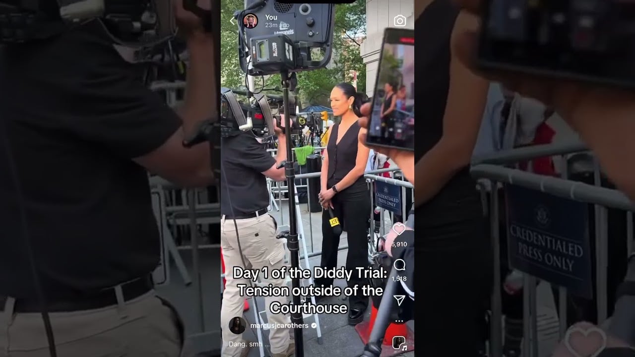 Day 1 of the Diddy trial: Tension outside the courthouse