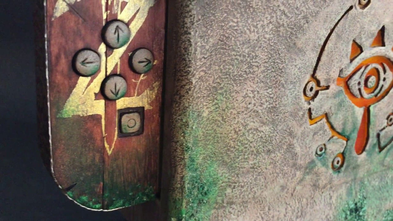Sheikah Switch Mod, custom Zelda BotW console by MakoMod