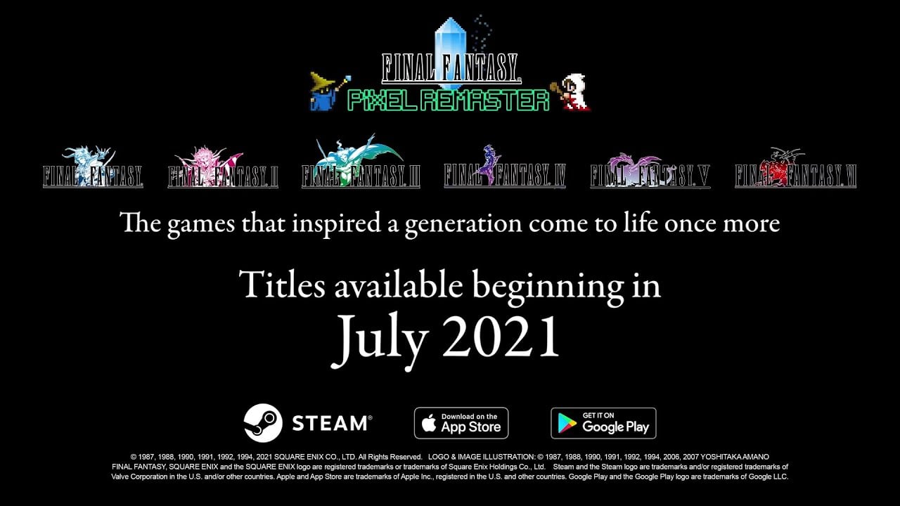 FINAL FANTASY PIXEL REMASTER | Promotional Trailer