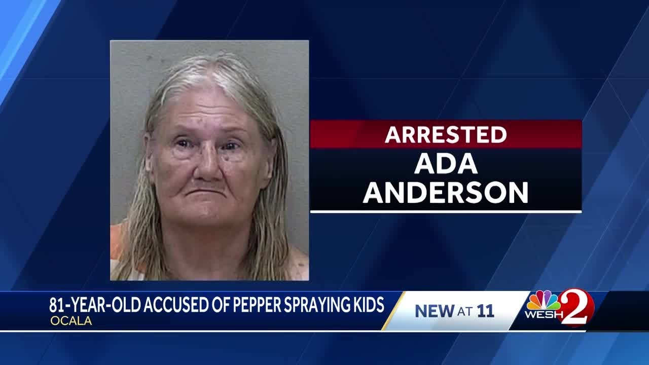81-year-old woman accused of pepper spraying children in Ocala