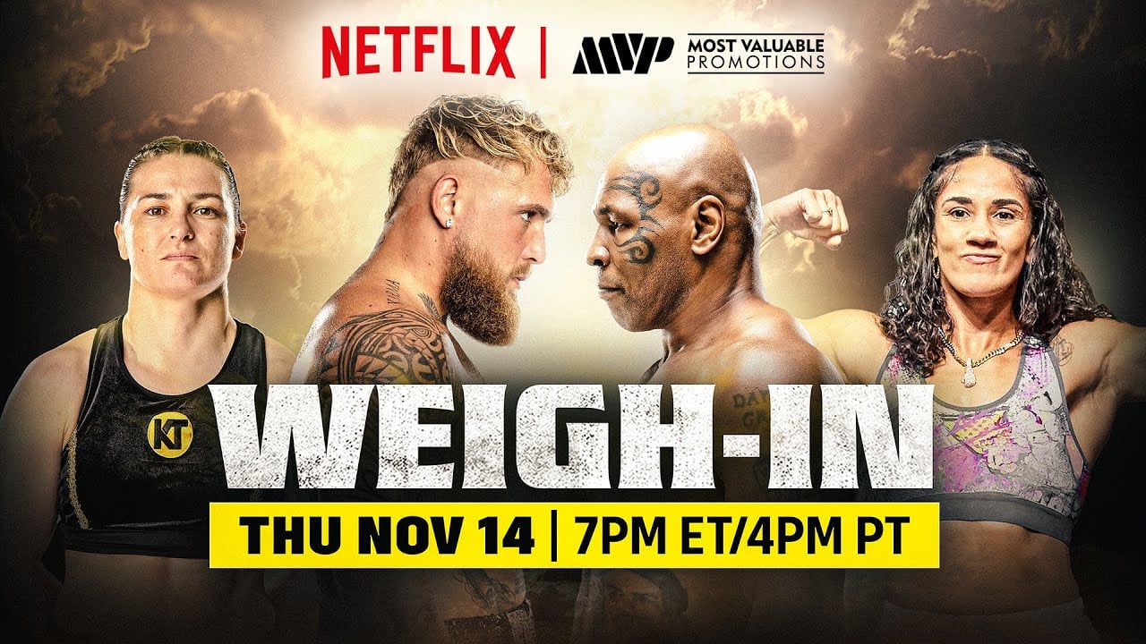 Jake Paul vs. Mike Tyson: MVP Weigh-In | Netflix