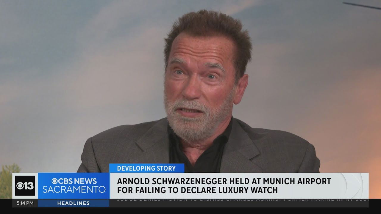 Arnold Schwarzenegger detained at Munich airport over luxury watch
