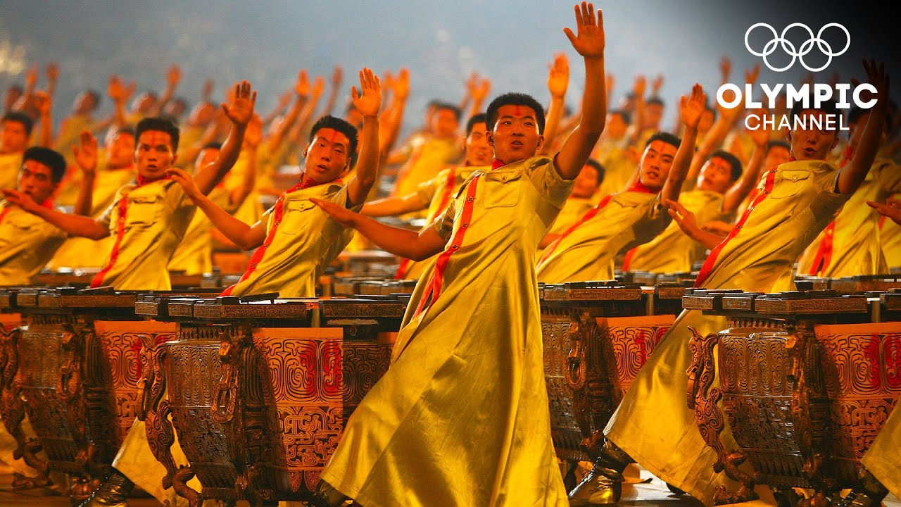 The sound of 2008 people drumming to the same beat | Opening Ceremony Beijing 2008