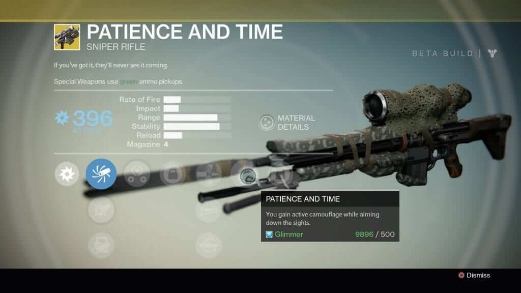 Patience and Time Sniper Rifle