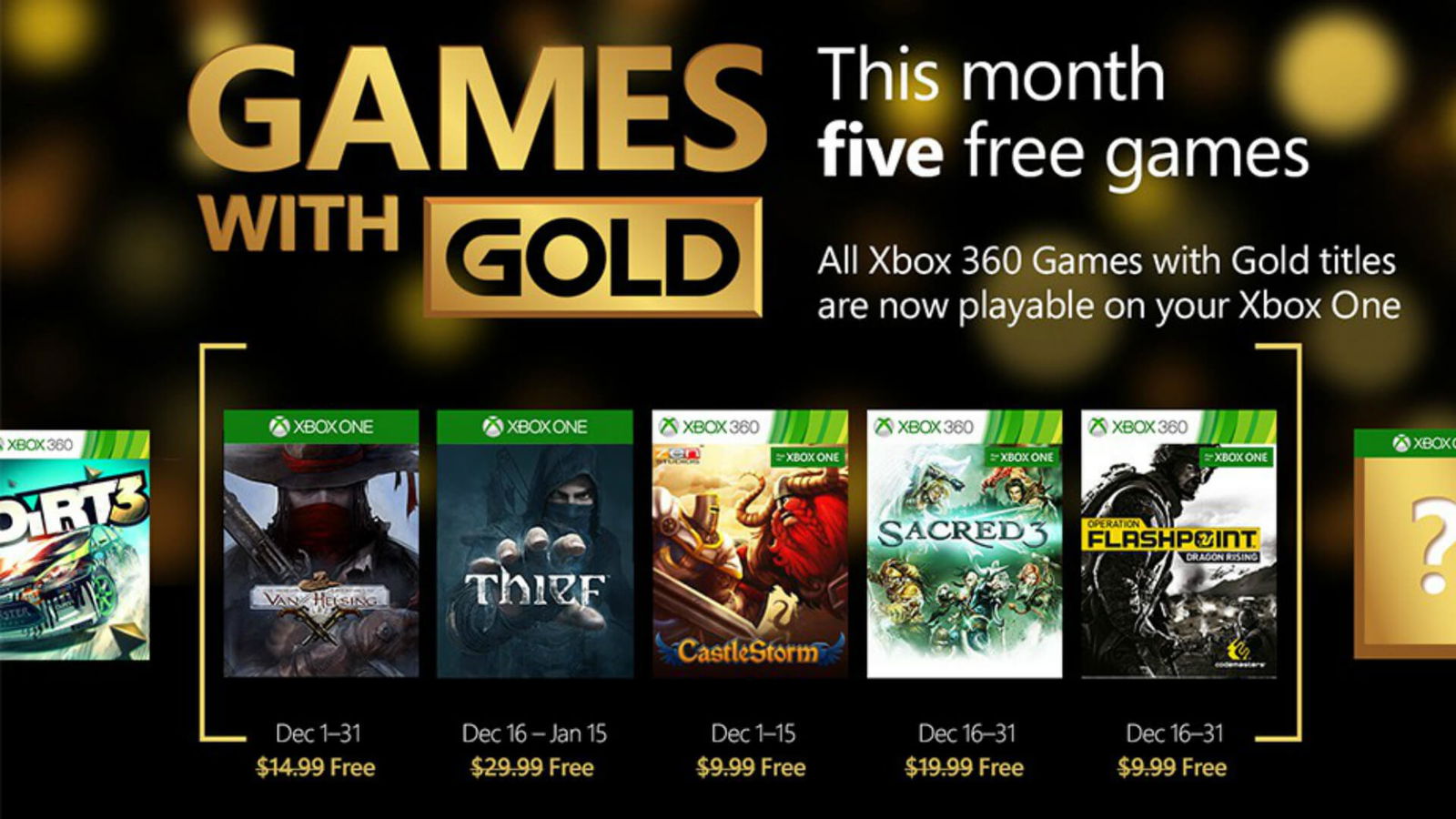 Games with Gold