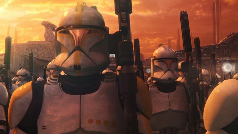 The Clone Army - all clones of bounty hunter Jango Fett.