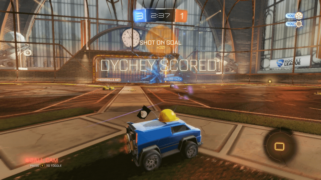 Scoring A Long Range Goal In Rocket League Feel Great