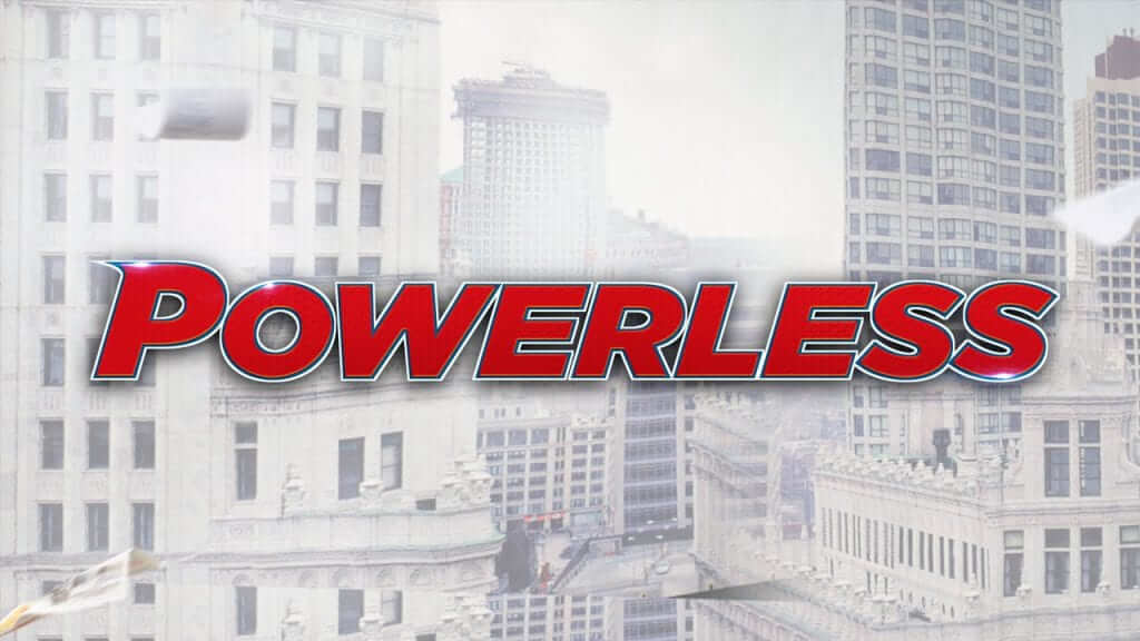 Powerless DC show logo