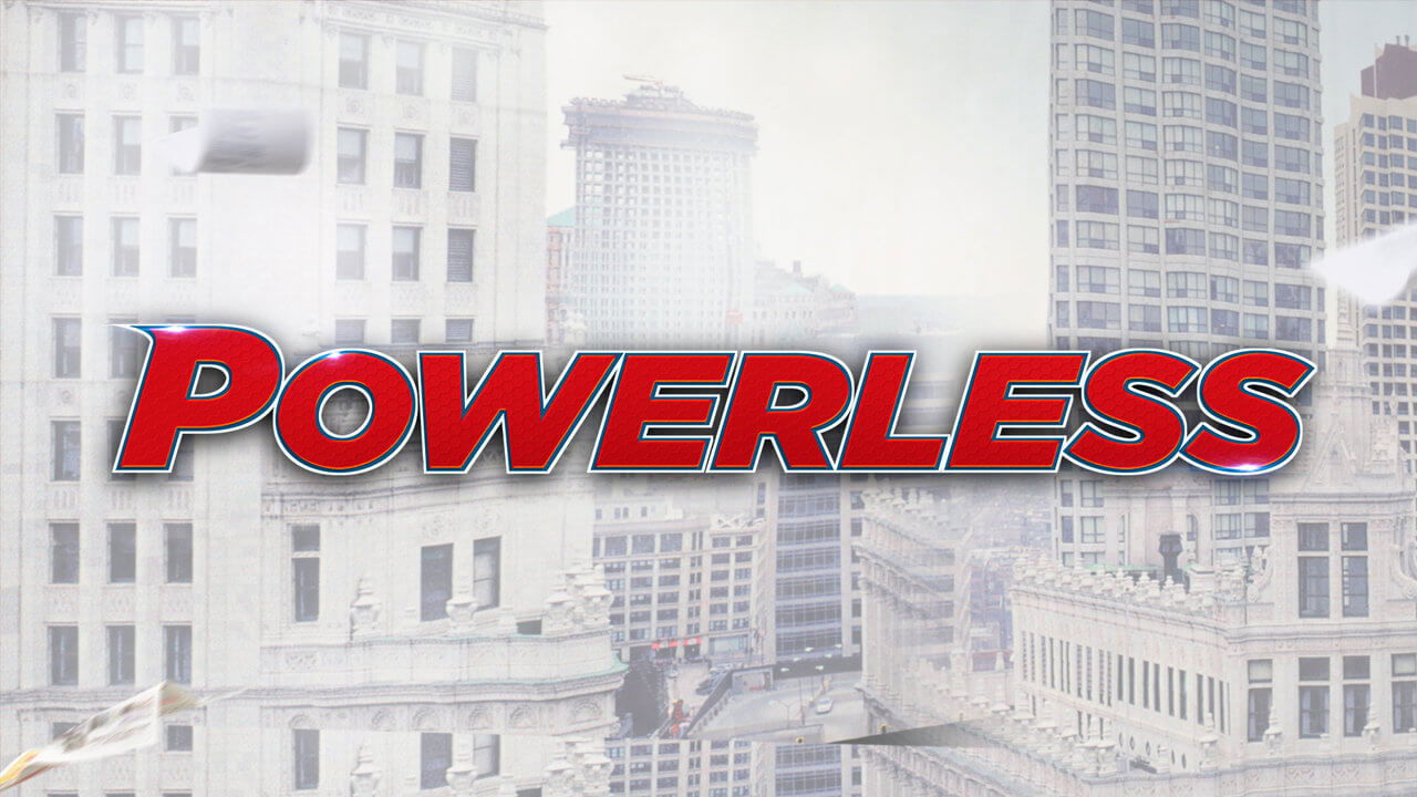 Powerless DC show logo