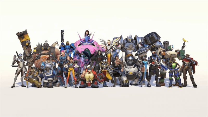 Blizzard Overwatch Characters