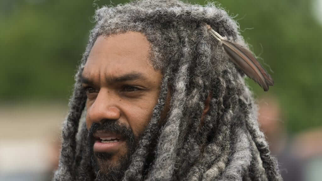 Close up of King Ezekiel, The Walking Dead TV series