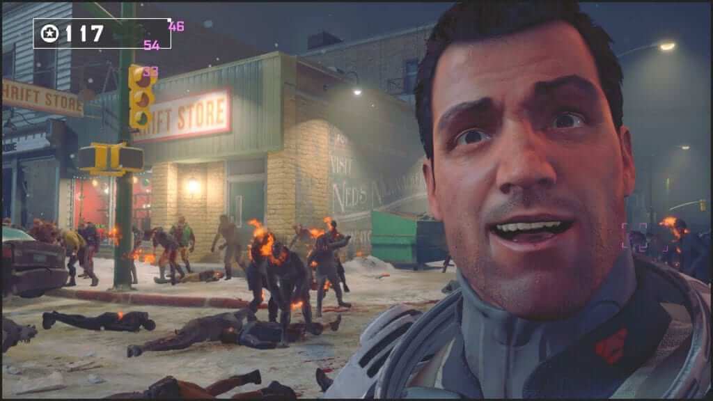 Frank West in Dead Rising 4 selfie