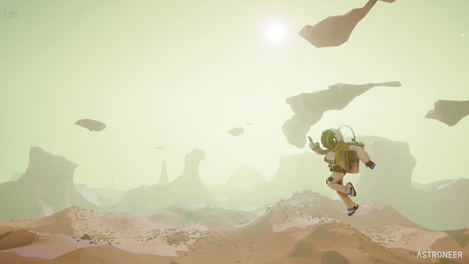 Astroneer on distant world