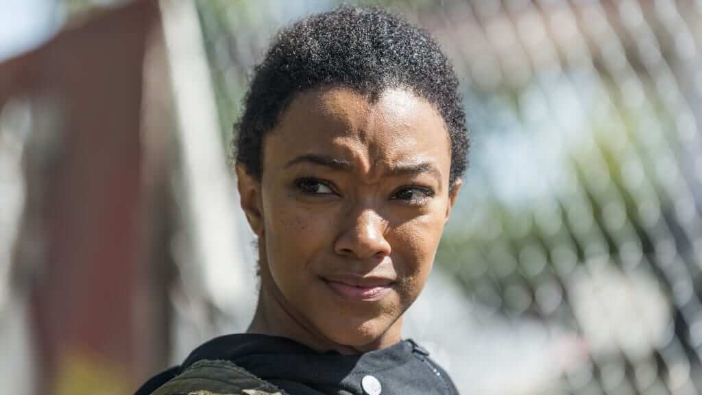 Sasha on the Walking Dead