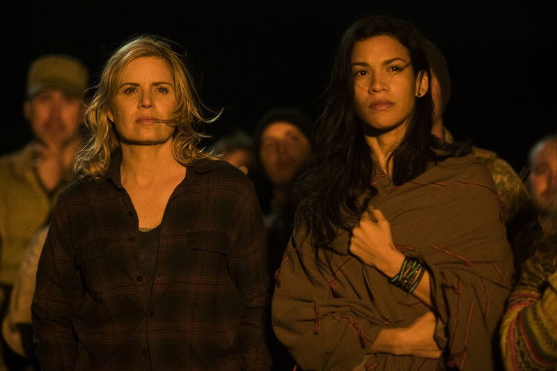 Kim Dickens as Madison Clark, Danay Garcia as Luciana - Fear the Walking Dead _ Season 3, Episode 5 - Photo Credit: Richard Foreman, Jr/AMC