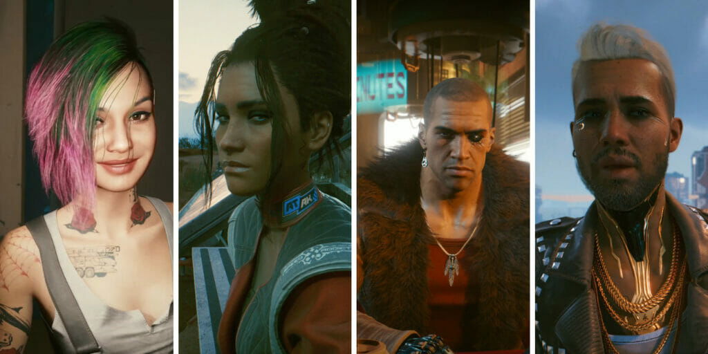 cyberpunk romance characters