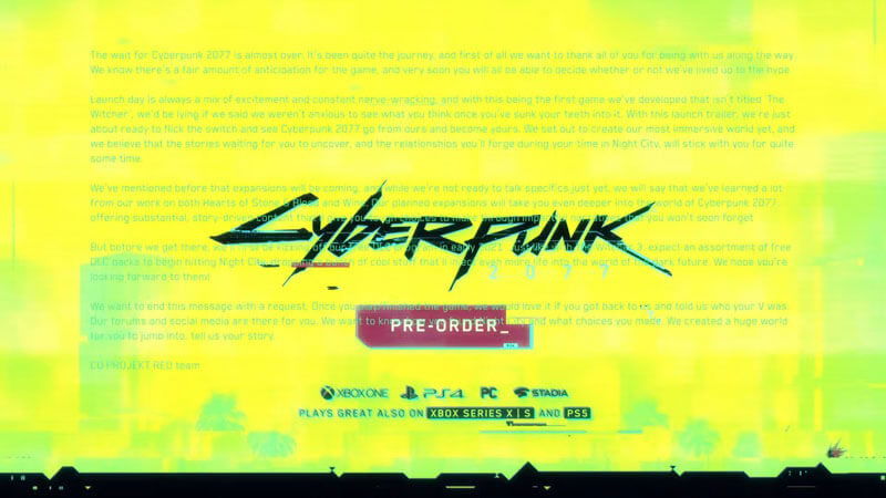 Cyberpunk 2077 first DLC