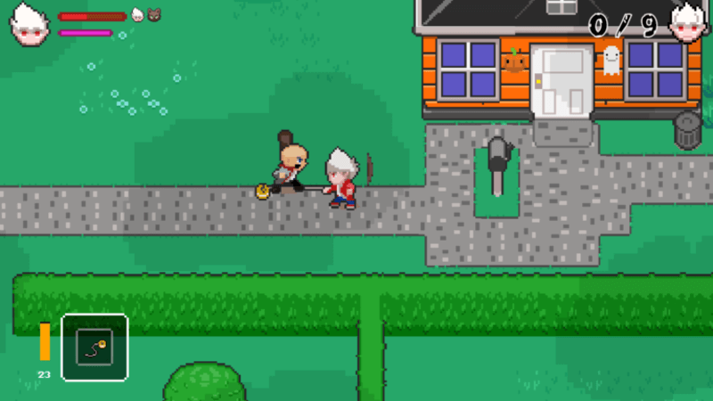 Humans Took My Neighbors arcade fight