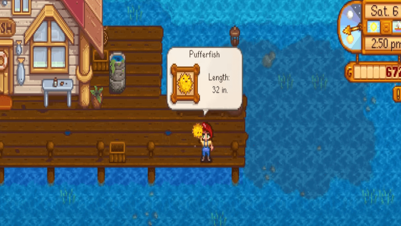 Stardew Valley pufferfish