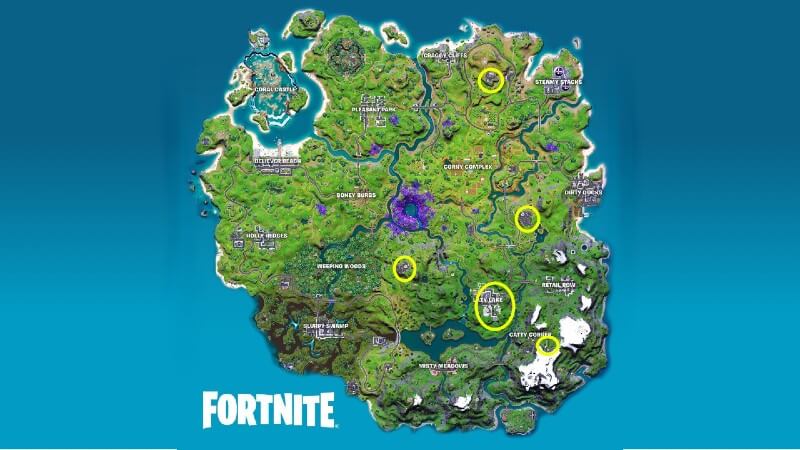 Fortnite All Wiretap locations