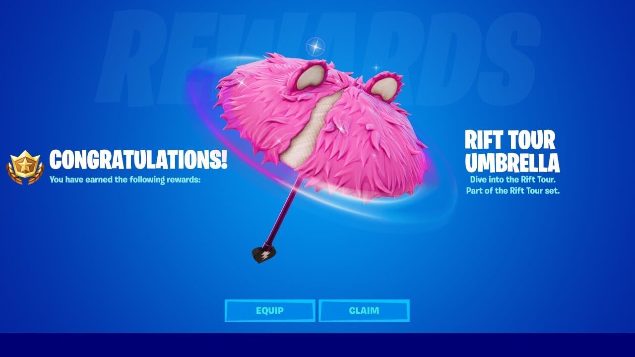 Fortnite How To Get The Rift Tour Umbrella The Nerd Stash