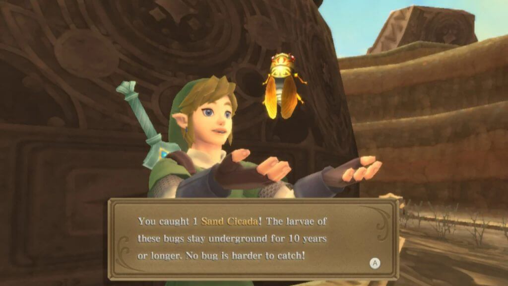 Skyward Sword Bugs