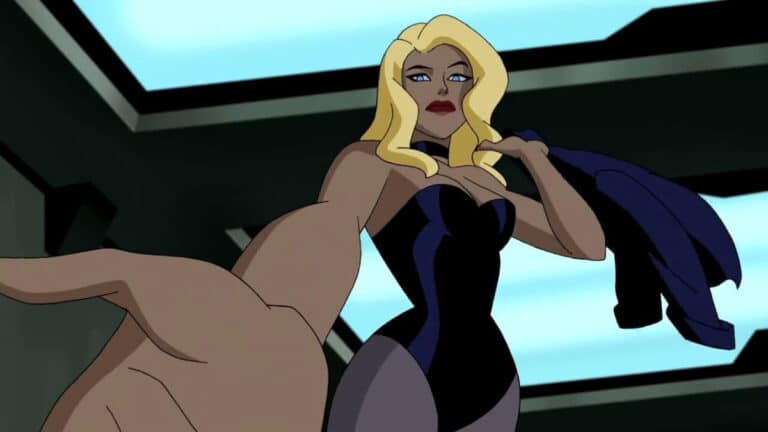 Black Canary extends a helping hand