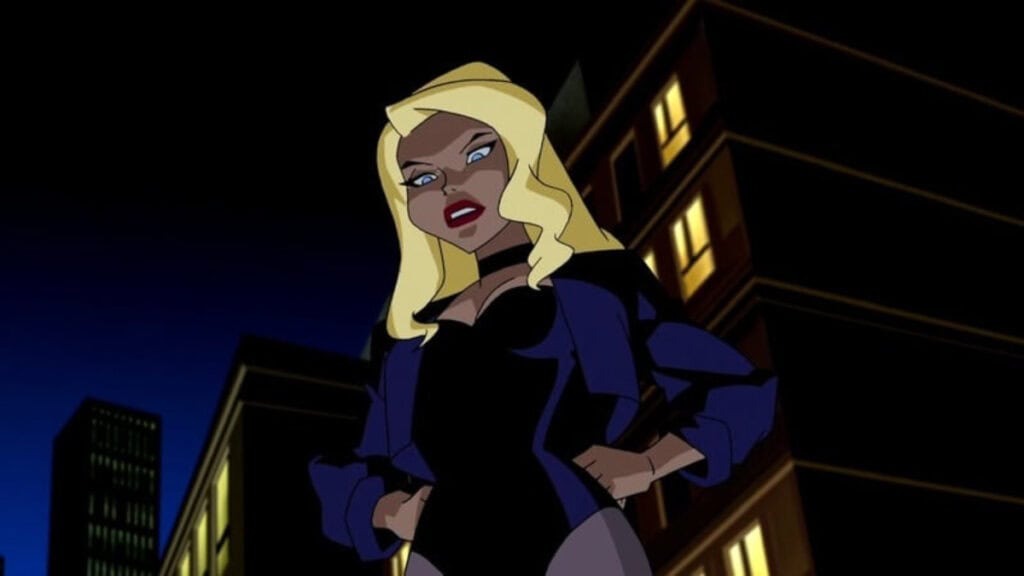 Black Canary poses with her hands on her hips in Justice League Unlimited (2004-2006)