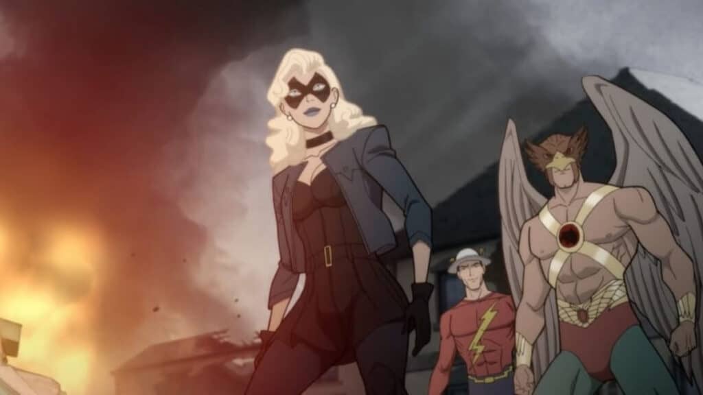 Black Canary, Flash, and Hawkman from Justice Society World War II (2021)