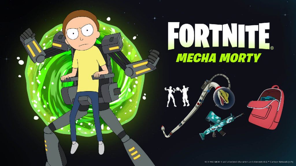 fortnite mecha morty