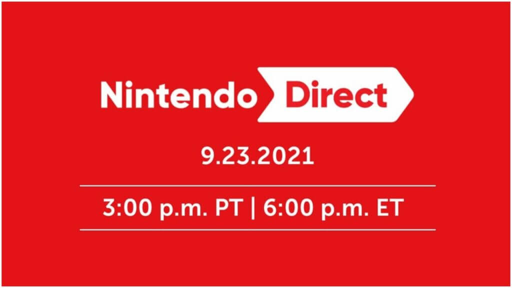 Nintendo Direct Announcement for 9/23/2021