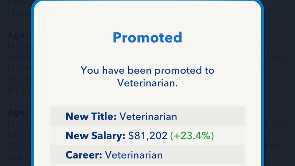 bitlife veterinarian