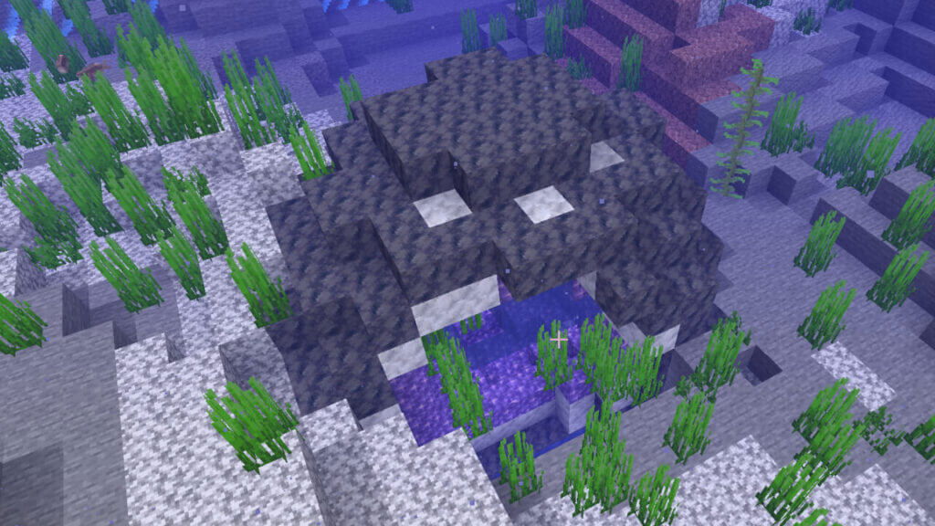 minecraft amethyst geode underwater