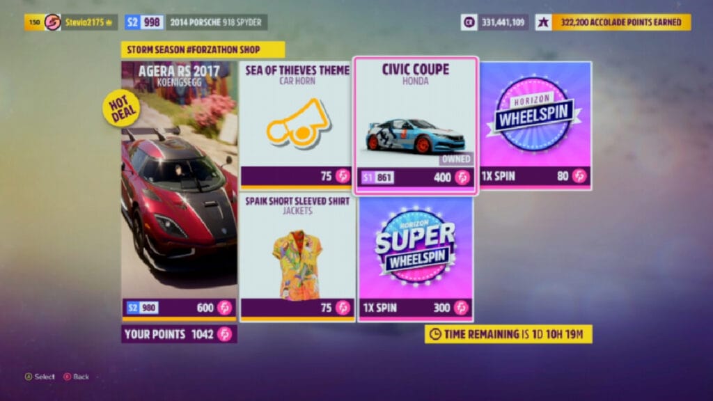 Forza Horizon 5: How to Get Forzathon Points