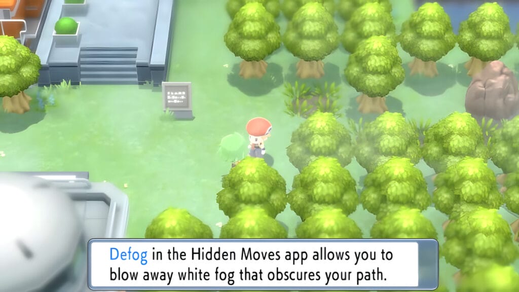 The player gets the Defog technique in Pokemon Diamond and Pearl