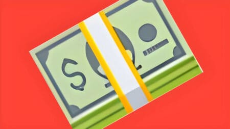 A bundle of money in BitLife