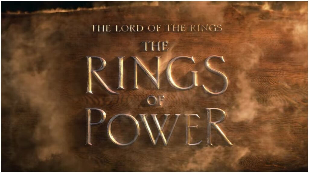 The Lord of the Rings Amazon Series Title Card