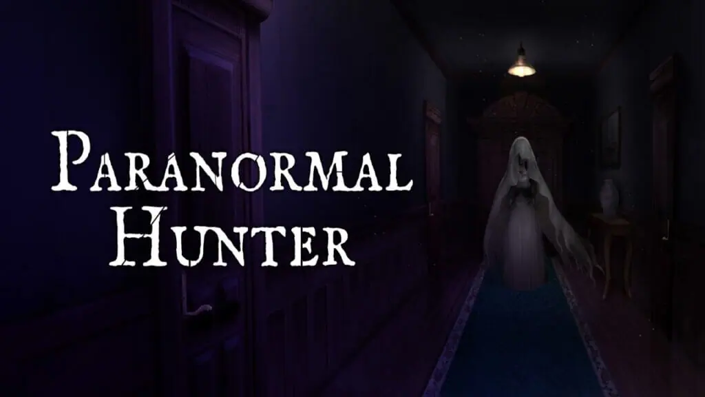 Paranormal Hunter logo with background, Paranormal Hunter Demo, Steam Next Fest demo