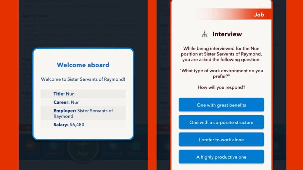 BitLife: How to Become a Nun