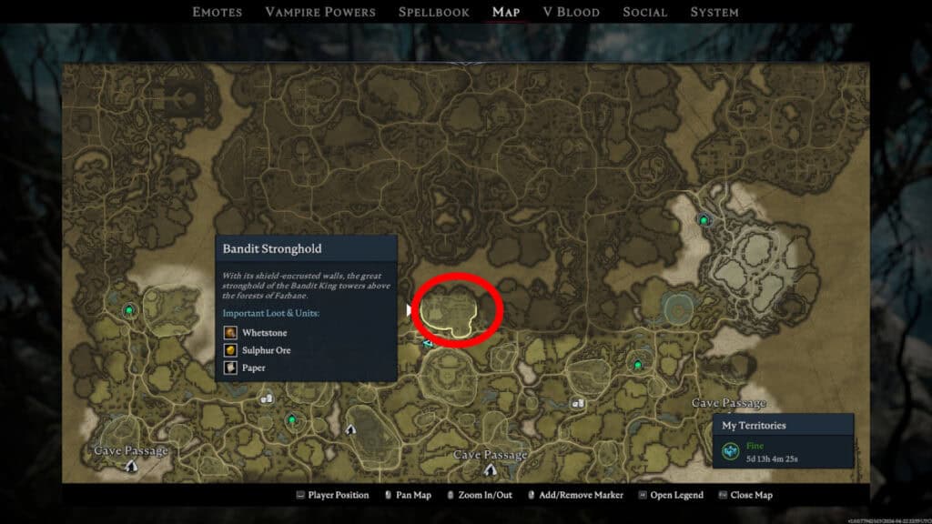 Bandit King Location