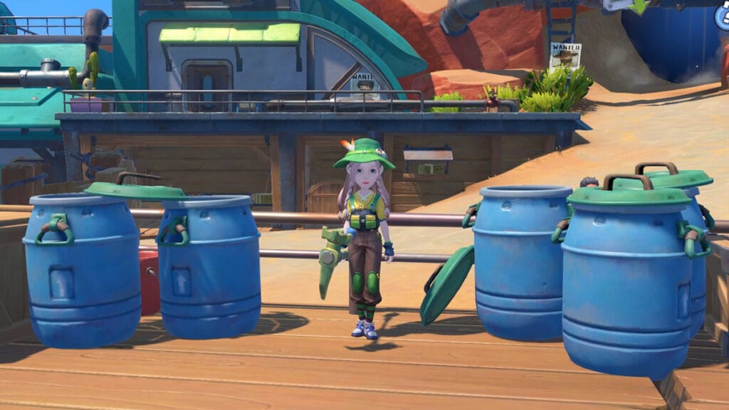 Water Barrels in Sandrock