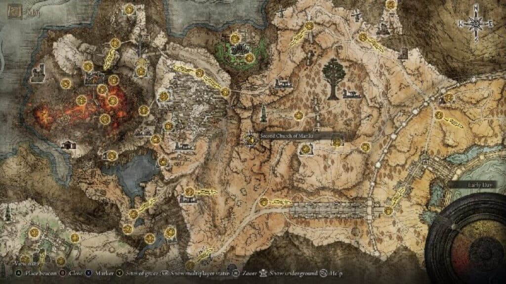 Yura's fourth map spot in Elden Ring