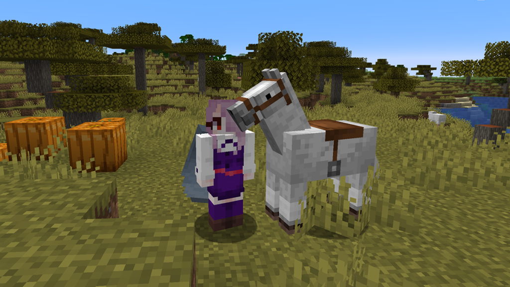 Saddled Horse in Minecraft