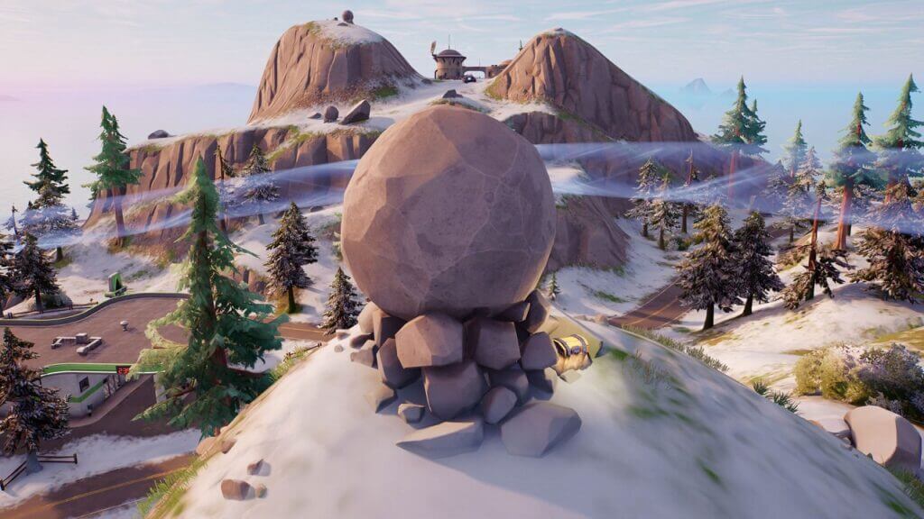 how to dislodge runaway boulders in fortnite