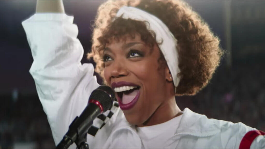 Screenshot from the new Whitney Houston biopic. I wanna dance with somebody