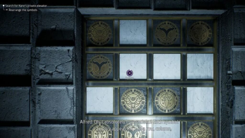 Gotham Knights Private Elevator Puzzle Solution