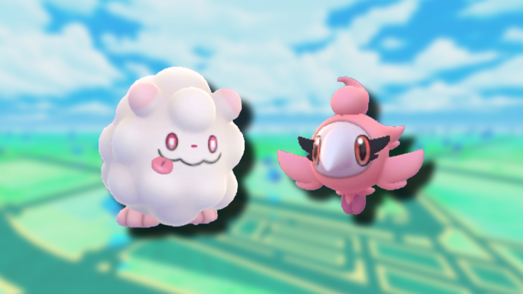 Spritzee and Swirlix in Pokemon Go