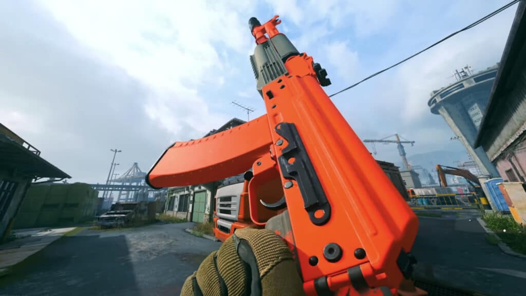 Kastov 545 Red Camo Showcase in MW2