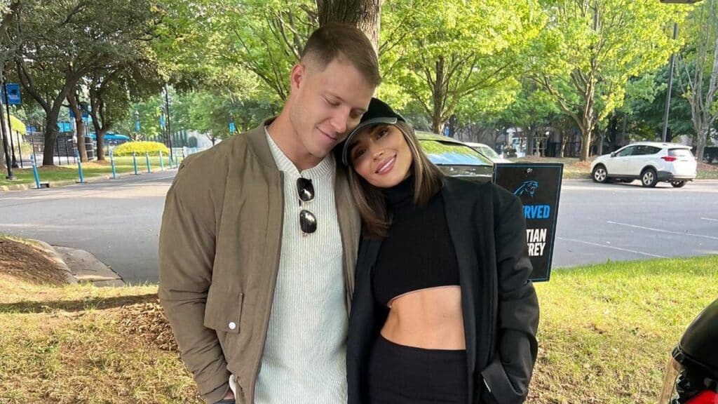 Olivia Culpo and Christian McCaffrey